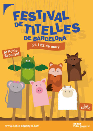 Cartell festival titelles Barcelona 2020 - públic familiar